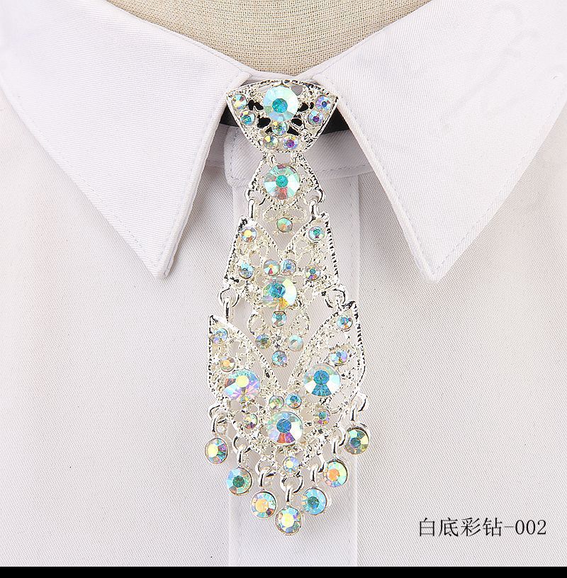 TEEK - Crystal Tassel Tip Neckties JEWELRY theteekdotcom 002