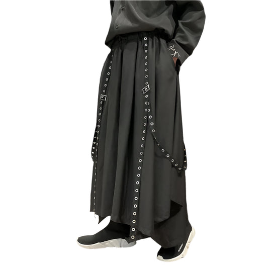 TEEK - Mens Black Darkwear Loose Pants PANTS theteekdotcom