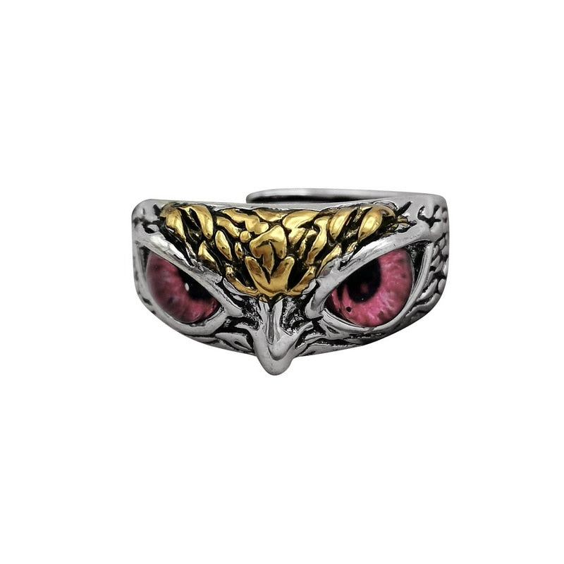 TEEK - Owl Eyed Rings JEWELRY theteekdotcom Golden-Pink Adjustable