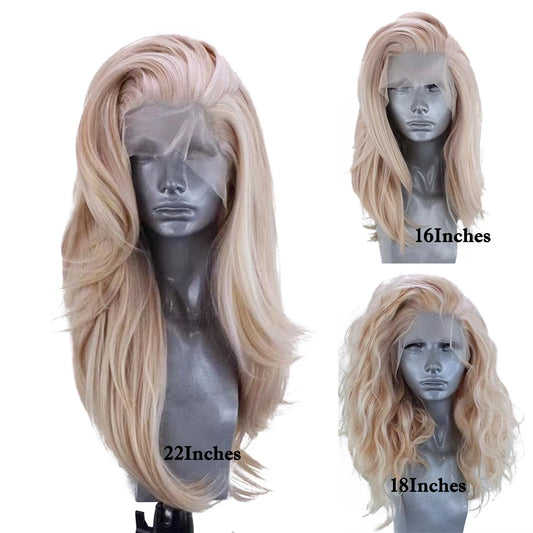 TEEK - Blonde Long Natural Wave Synthetic Wig HAIR theteekdotcom