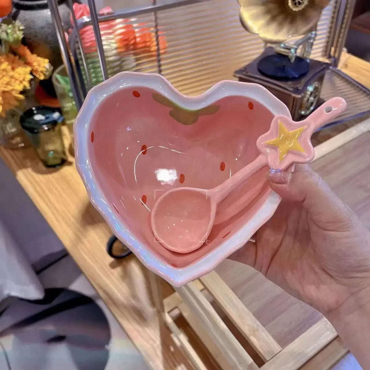 TEEK - Strawberry Spoon Bowl Combo HOME DECOR theteekdotcom