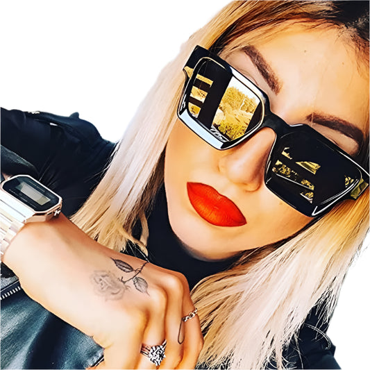 TEEK - Square Sunglasses Retro Tinted Shades EYEGLASSES theteekdotcom