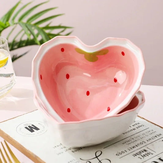 TEEK - Strawberry Spoon Bowl Combo HOME DECOR theteekdotcom