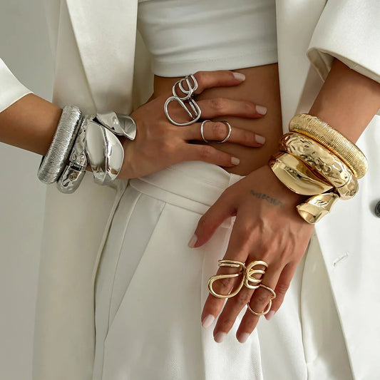 TEEK - Vintage Irregular Chunky Cuff Jewelry JEWELRY theteekdotcom