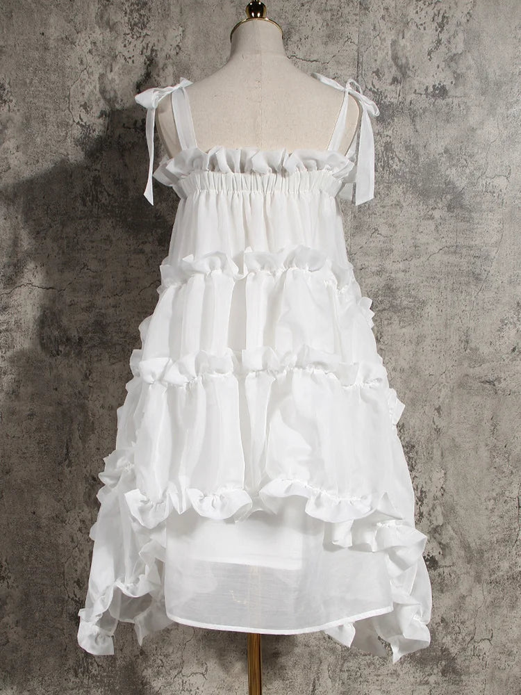 TEEK - Ruffles Spaghetti Strap Dress DRESS theteekdotcom