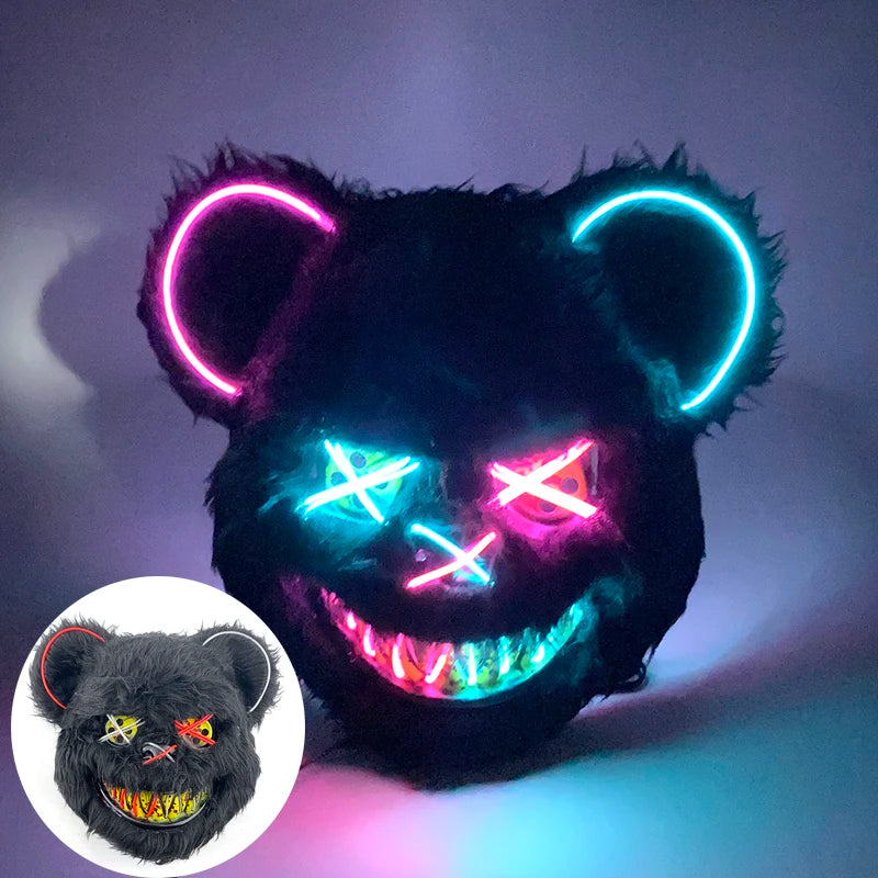 TEEK - Light Up Killer Bear | Bunny Mask