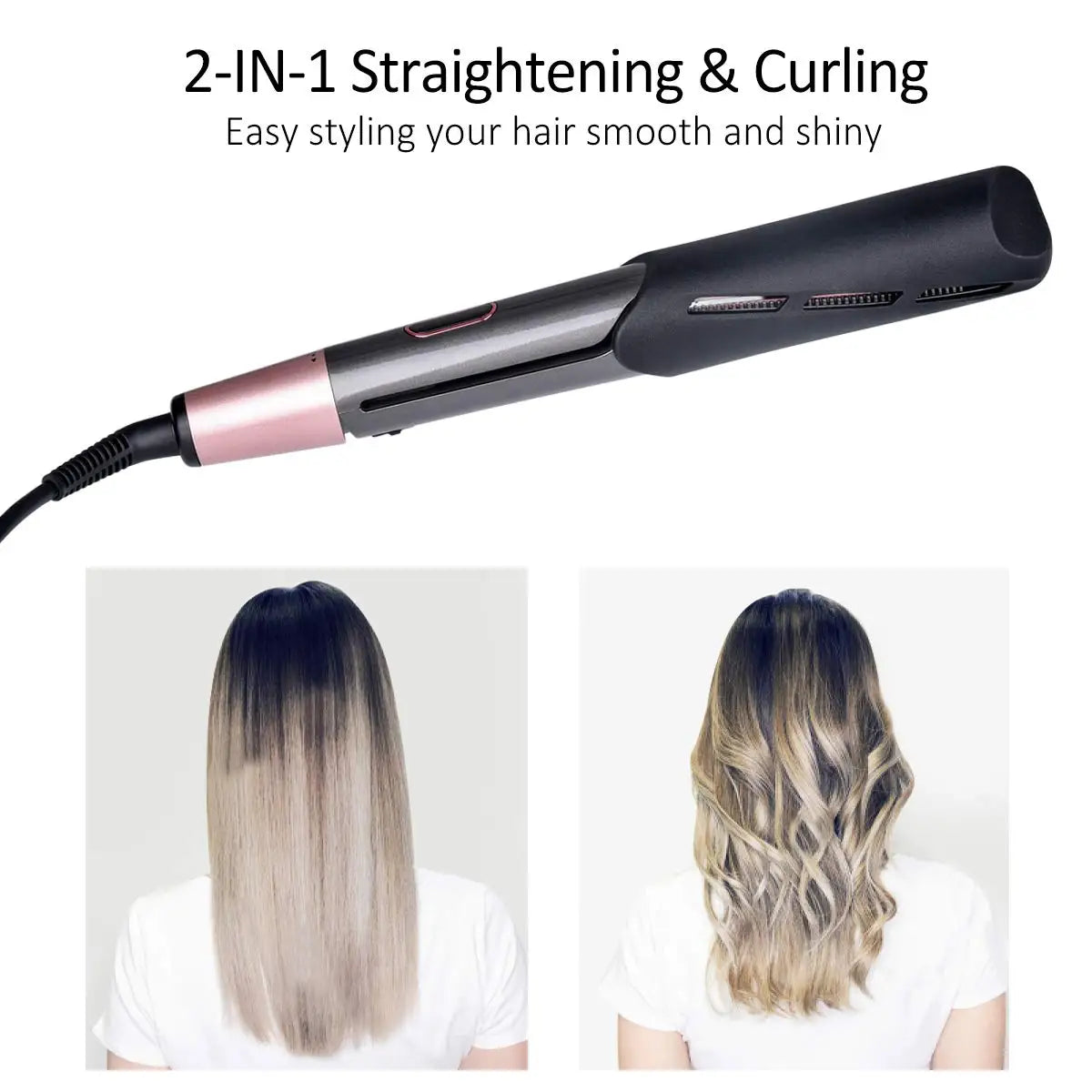 TEEK - 2 in 1 Twist Hair Straightening Curling Iron HAIR CARE theteekdotcom