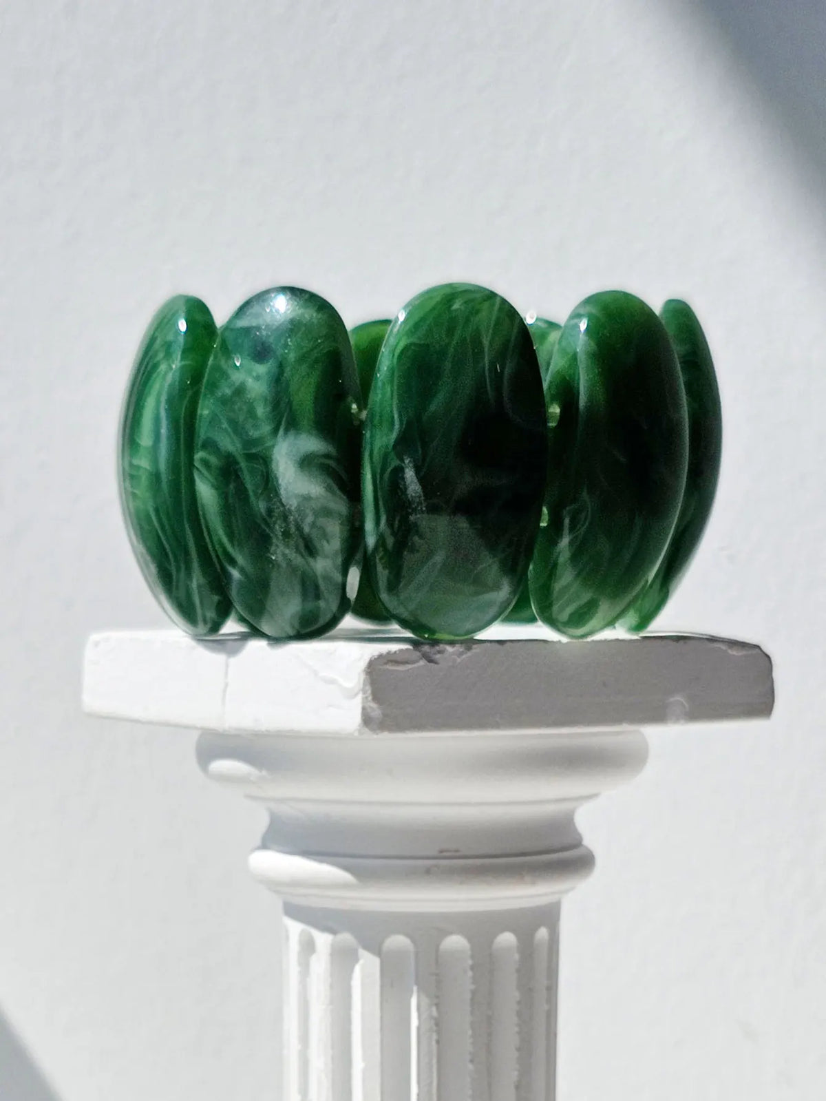 TEEK - Green Scheme Chunky Irregular Texture Bracelet JEWELRY theteekdotcom K