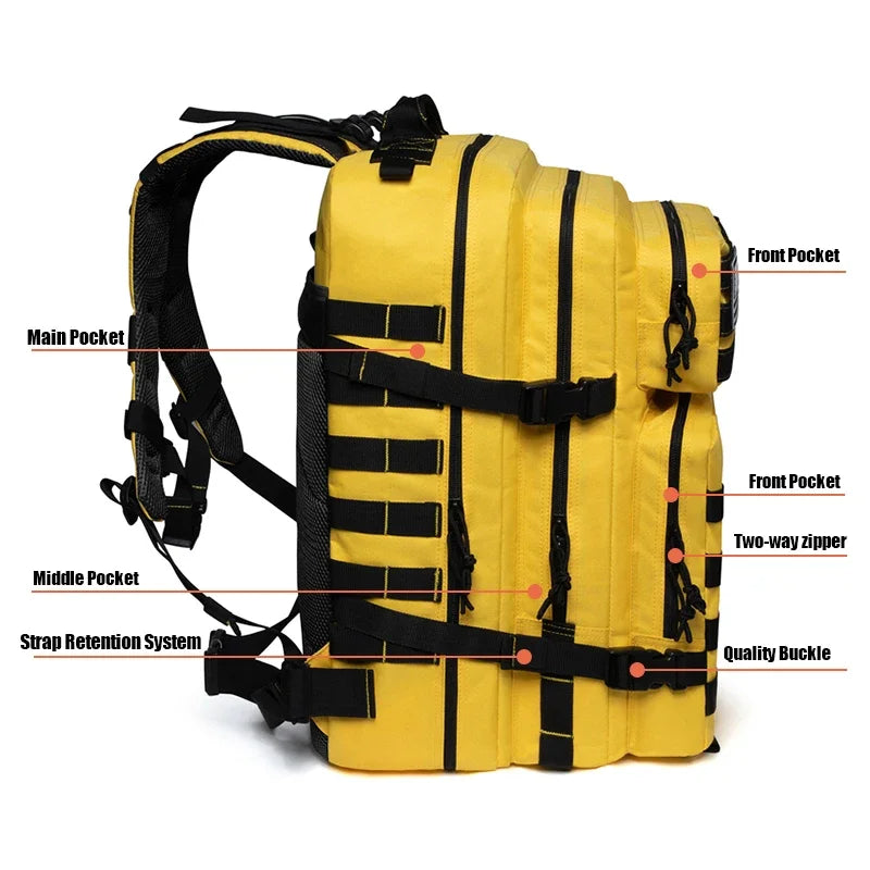 TEEK - 45L Barred Backpack BAG theteekdotcom