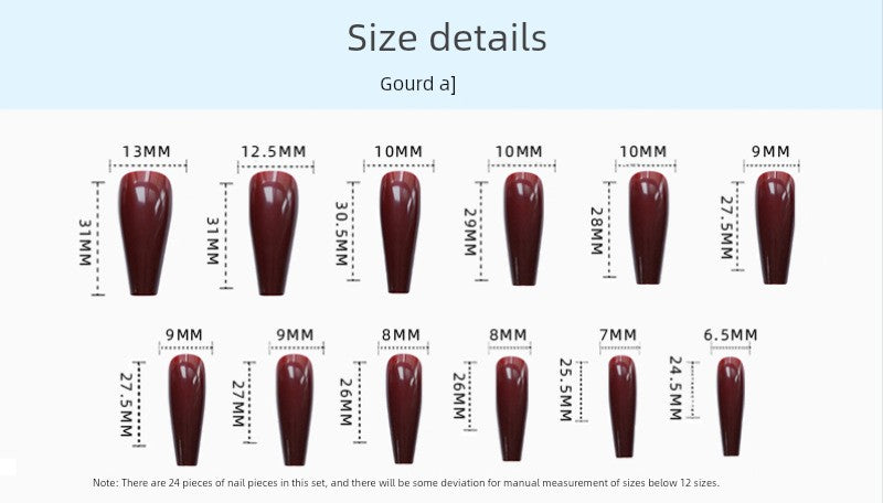 TEEK - Pointed Nail False Nail Set NAIL ART theteekdotcom