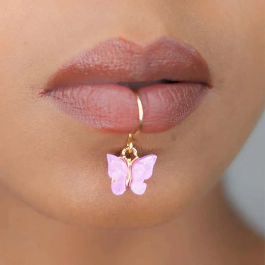 TEEK - Butterfly Lip Cuff JEWELRY theteekdotcom Pink Gold
