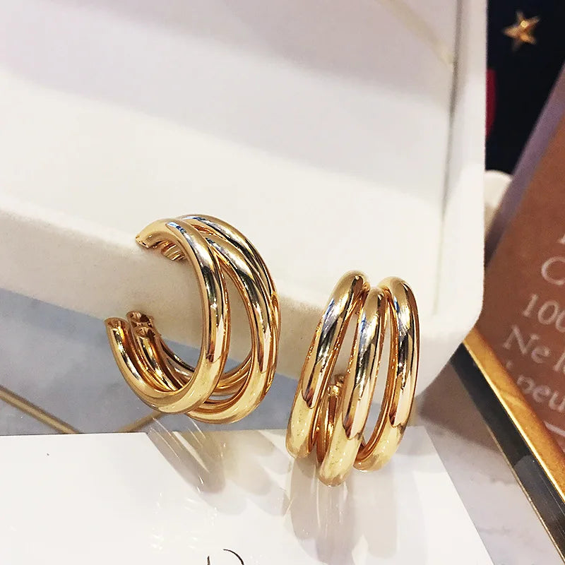 TEEK - Assorted Minimalist Hoop Earrings JEWELRY theteekdotcom 5