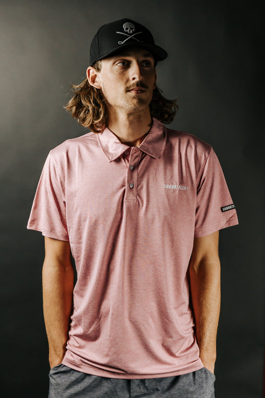 TEEK - Pink Plain Jane Polo TOPS TEEK SIG