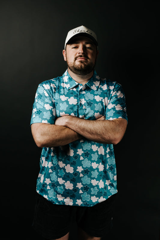 TEEK - Azalea Blue Polo TOPS TEEK SIG