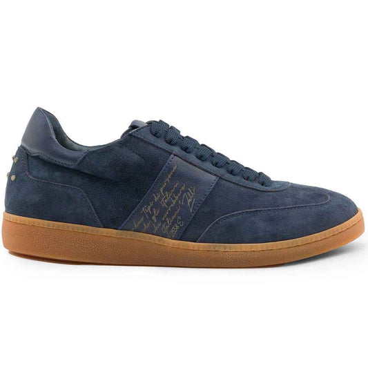 TEEK - 65-400-NVY SHIZZO Signature Leather Sneakers, Navy SHOES TEEK ZI