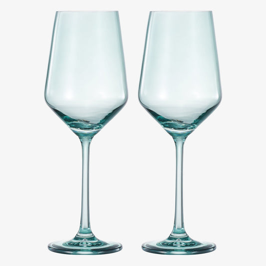 TEEK - Tonal Stemmed Wine Glassware Forest Green Set HOME DECOR TEEK KS