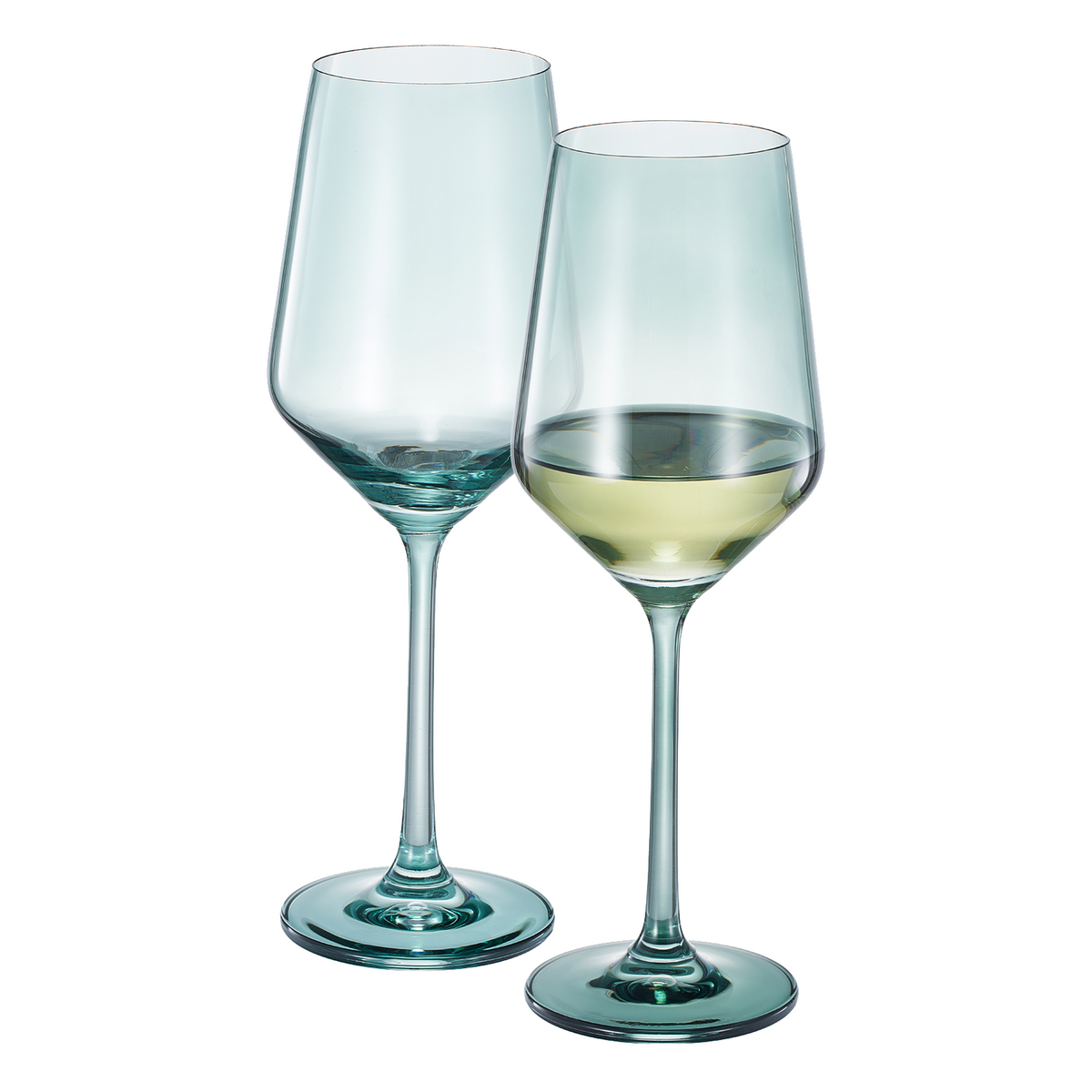 TEEK - Tonal Stemmed Wine Glassware Forest Green Set HOME DECOR TEEK KS
