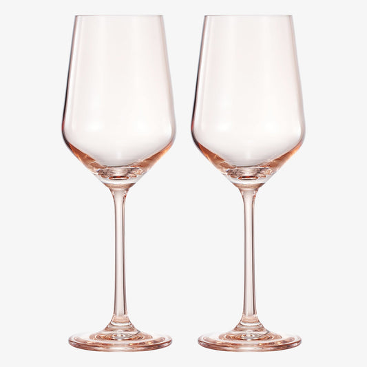 TEEK - Tonal Stemmed Wine Glassware Tan Set HOME DECOR TEEK KS