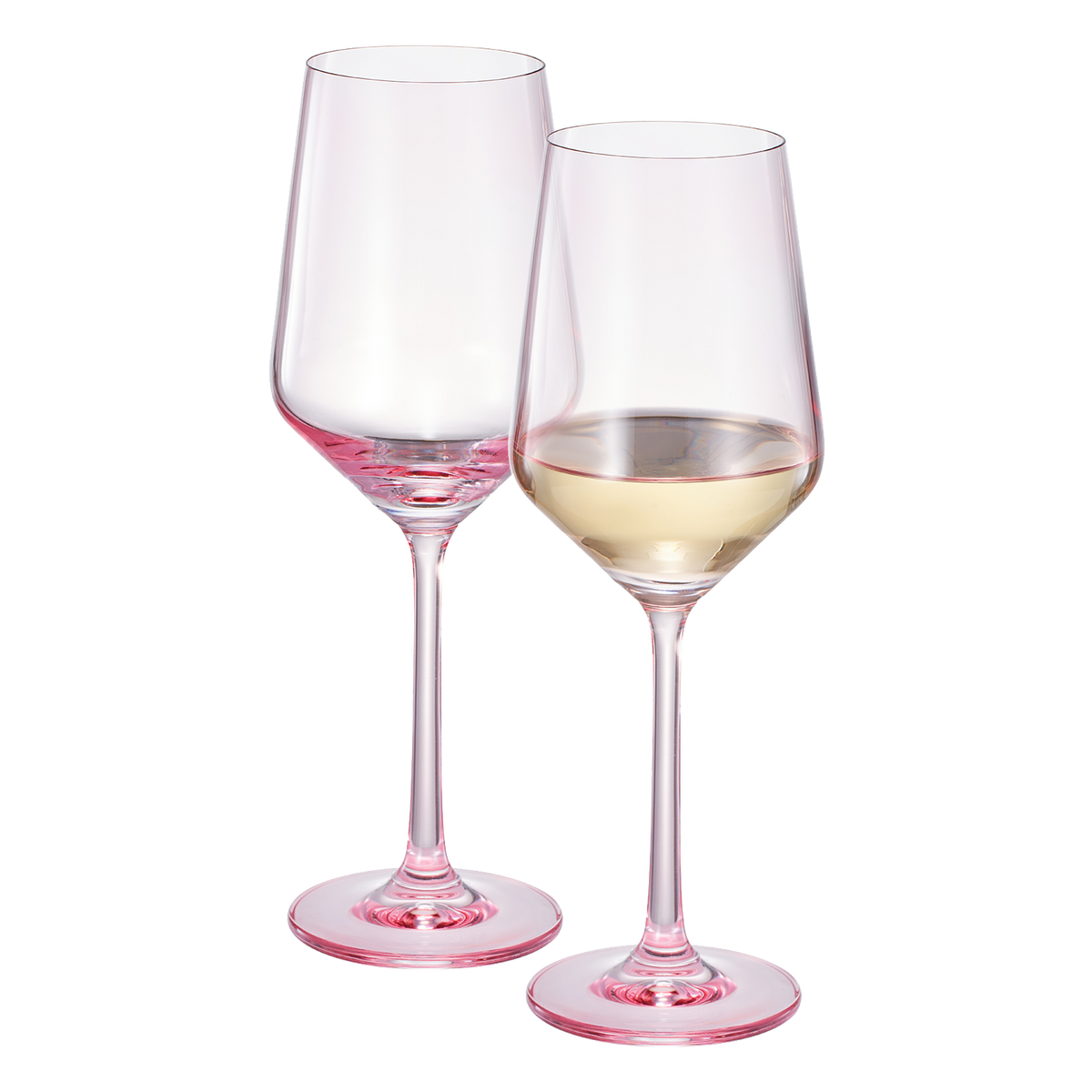TEEK - Monet Stemmed Wine Glassware Magenta Set HOME DECOR TEEK KS