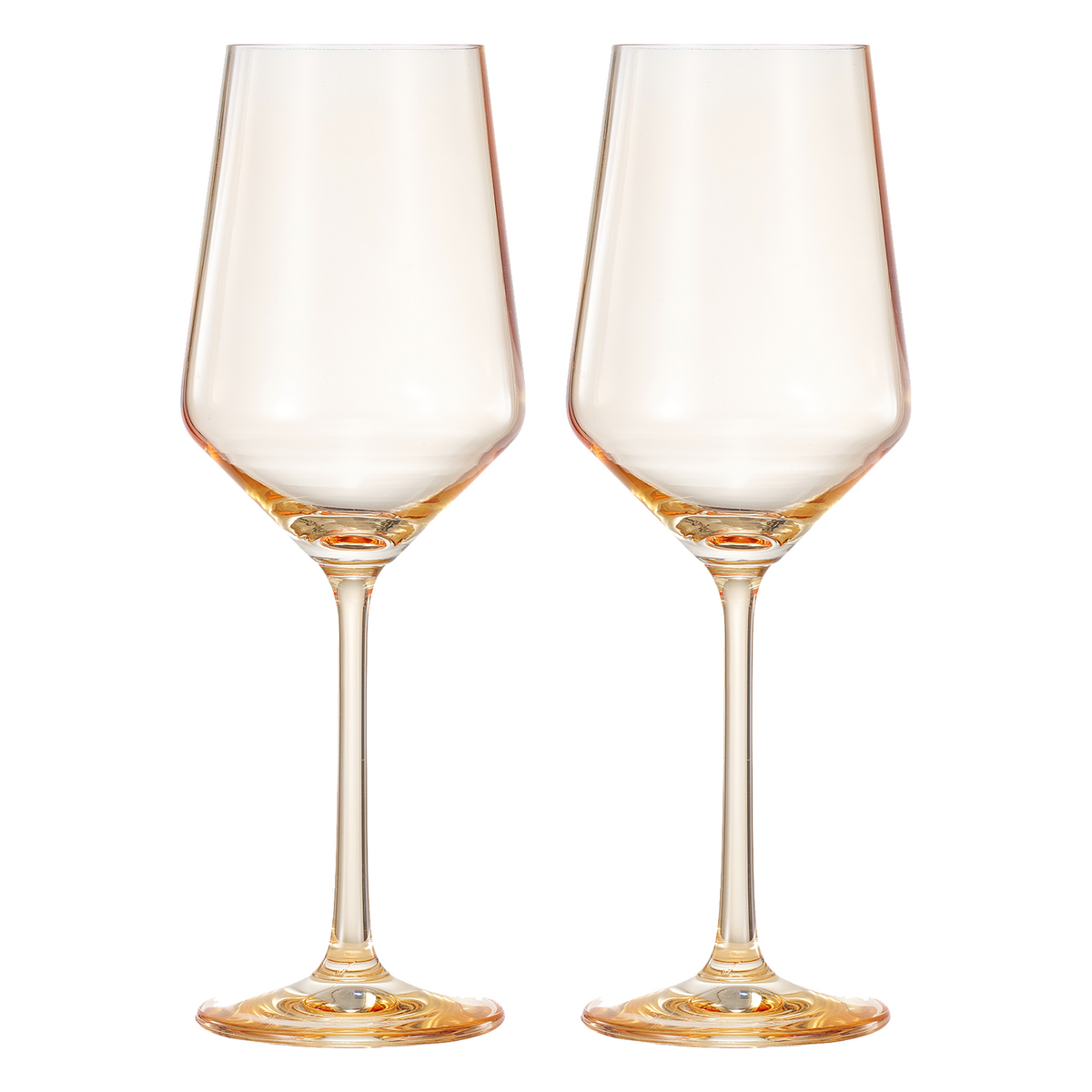 TEEK - Monet Stemmed Wine Glassware Yellow Set HOME DECOR TEEK KS