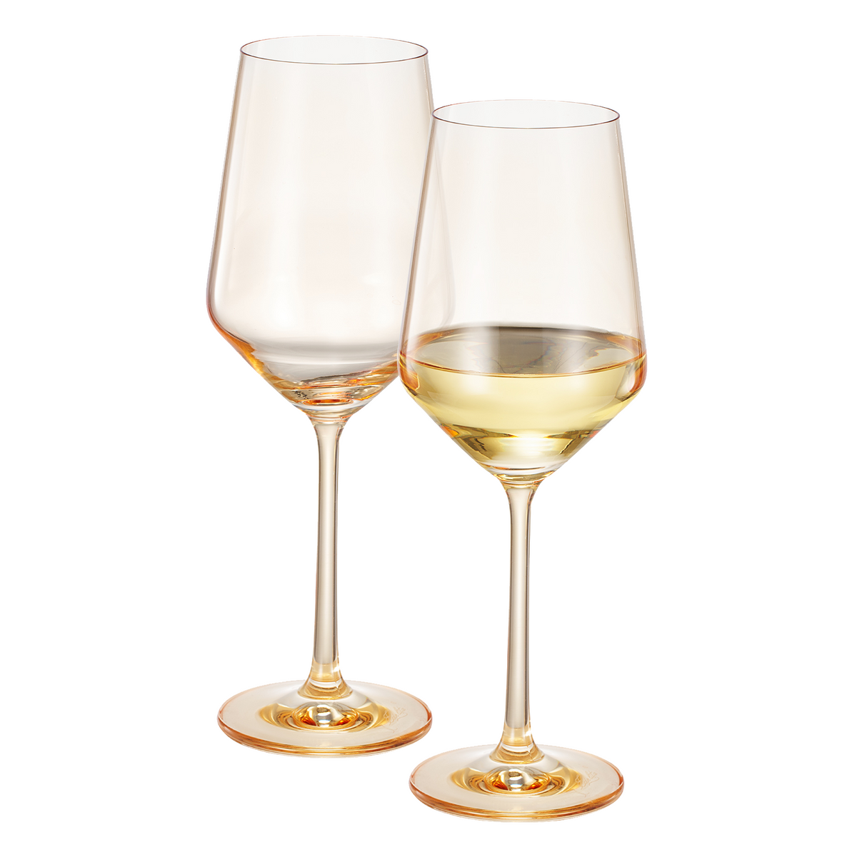 TEEK - Monet Stemmed Wine Glassware Yellow Set HOME DECOR TEEK KS