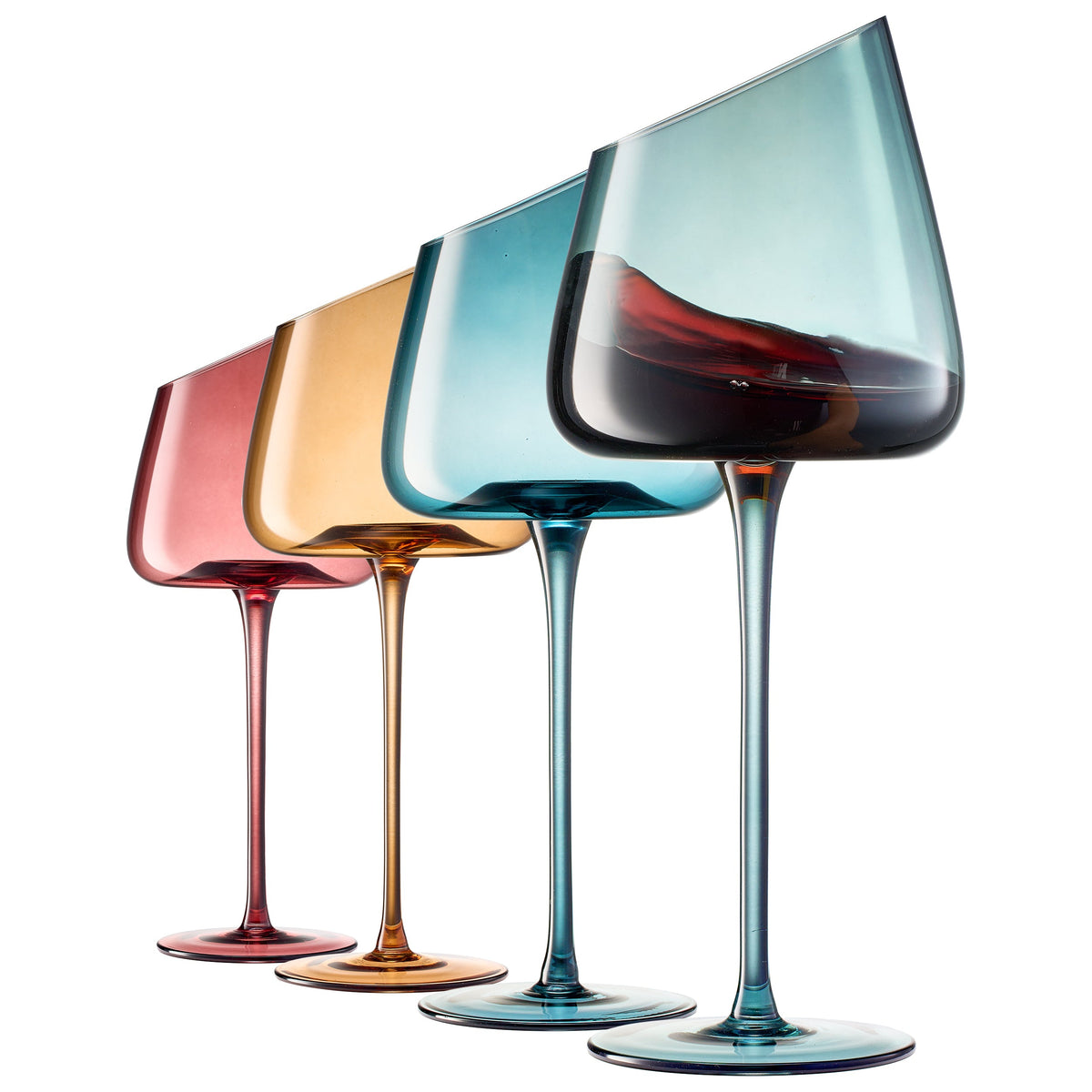 TEEK - Tonal Stemmed Wine Glassware Set HOME DECOR TEEK KS