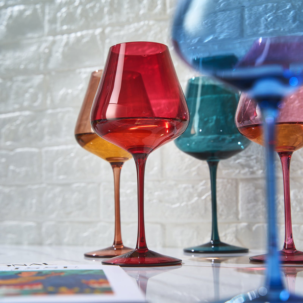 TEEK - Stagioni Stemmed Wine Glassware Set | May Flowers HOME DECOR TEEK KS