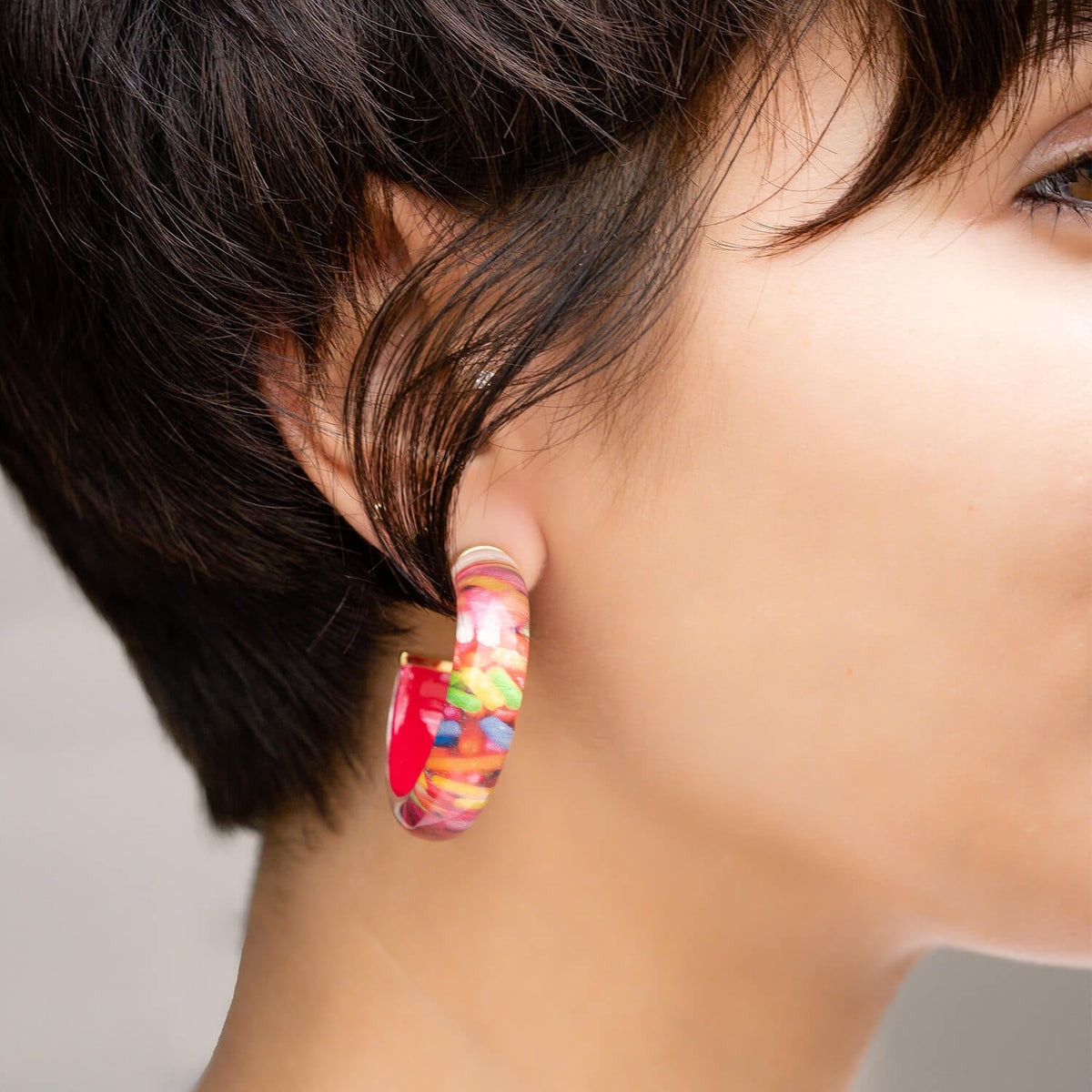 TEEK - Sprinkles Illusion Hoop Earrings JEWELRY TEEK GNH