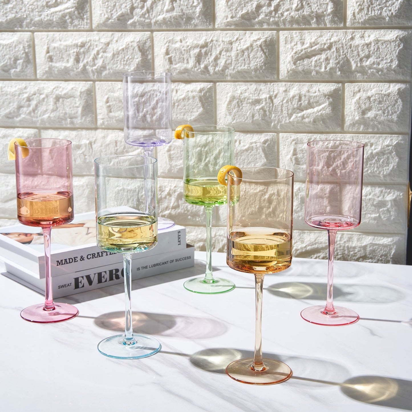 TEEK - Monet Stemmed Wine Glassware Set HOME DECOR TEEK KS