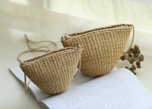 TEEK - Zipped Cup Straw Bags BAG theteekdotcom