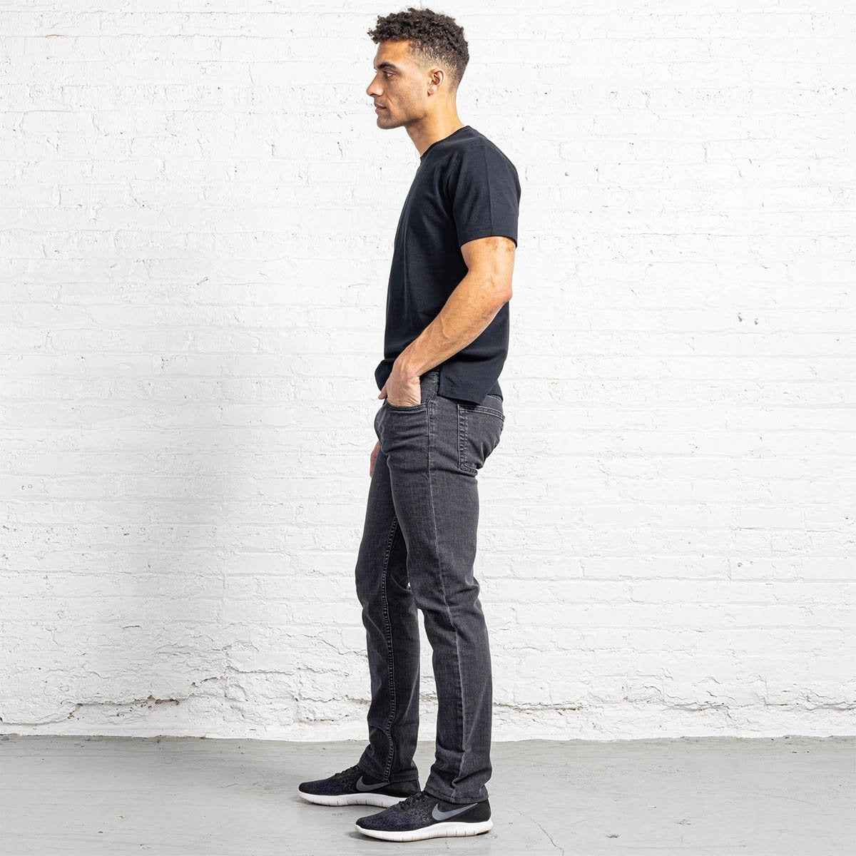TEEK - Tailored Fit Gray Wash JEANS TEEK DDA