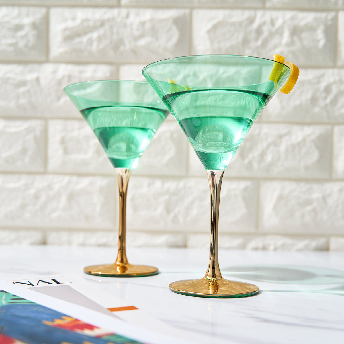 TEEK - Deco Martini Cocktail Glassware Set HOME DECOR TEEK KS