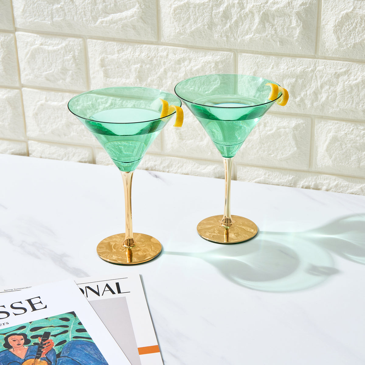TEEK - Deco Martini Cocktail Glassware Set HOME DECOR TEEK KS