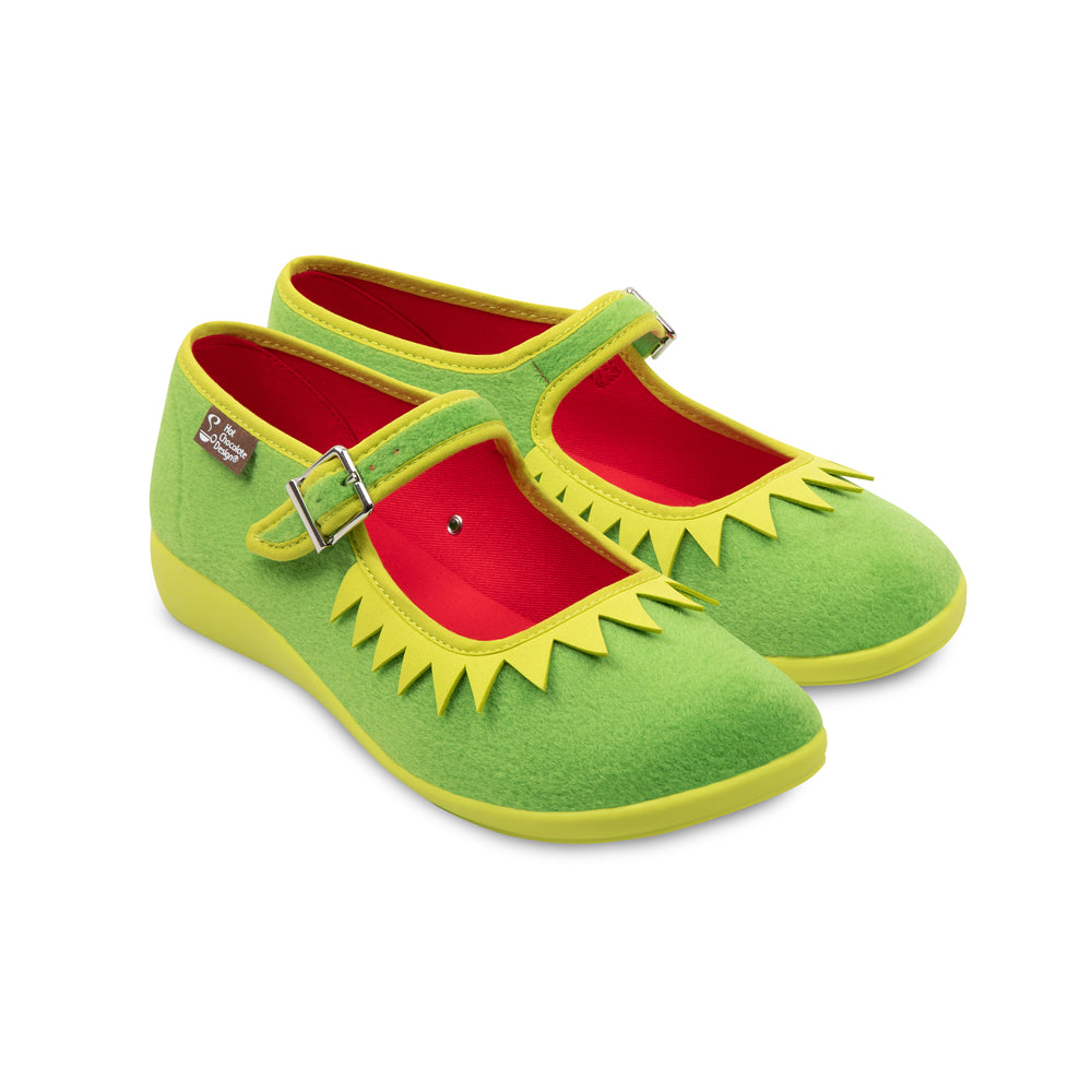 TEEK - Chocolaticas® The Frog Women's Mary Jane Flats | Fits Small SHOES TEEK HCD