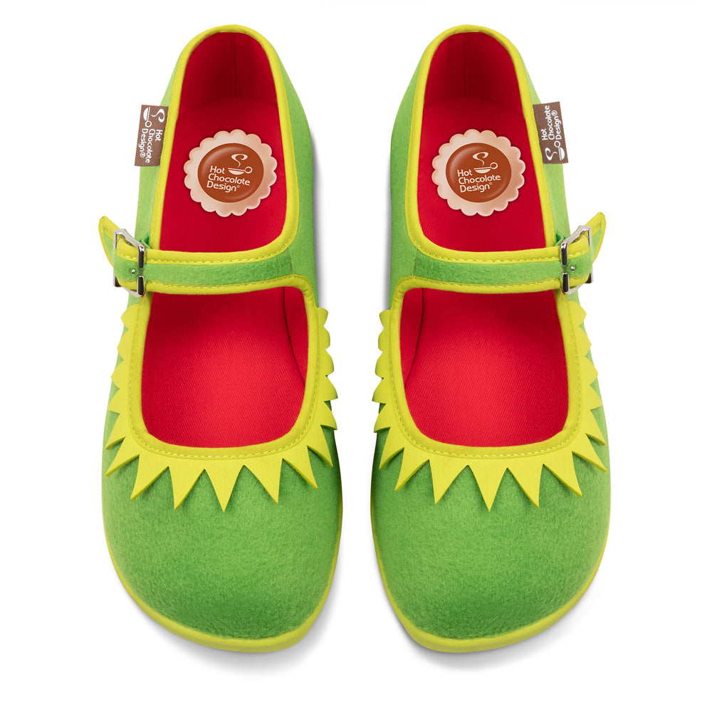 TEEK - Chocolaticas® The Frog Women's Mary Jane Flats | Fits Small SHOES TEEK HCD 35 HCD/ 5 US