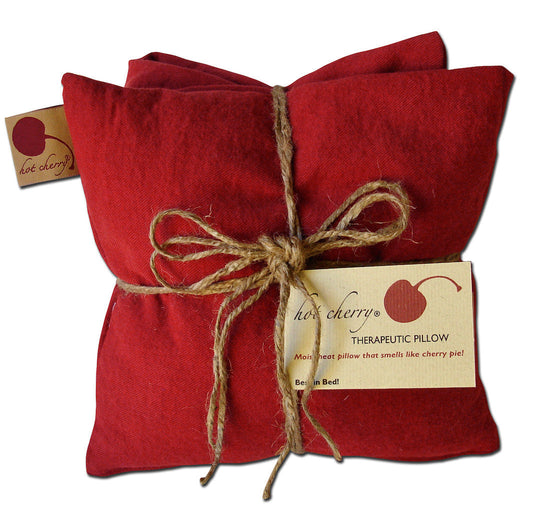 TEEK - Hot Cherry Triple Square Pillow Red Denim PILLOW TEEK HCP
