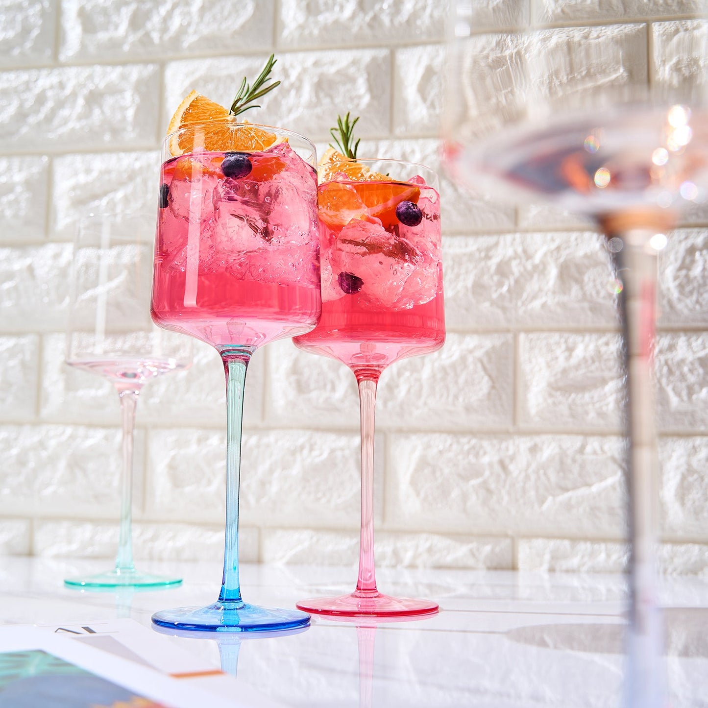 TEEK - Alba Stemmed Wine Glassware Set HOME DECOR TEEK KS