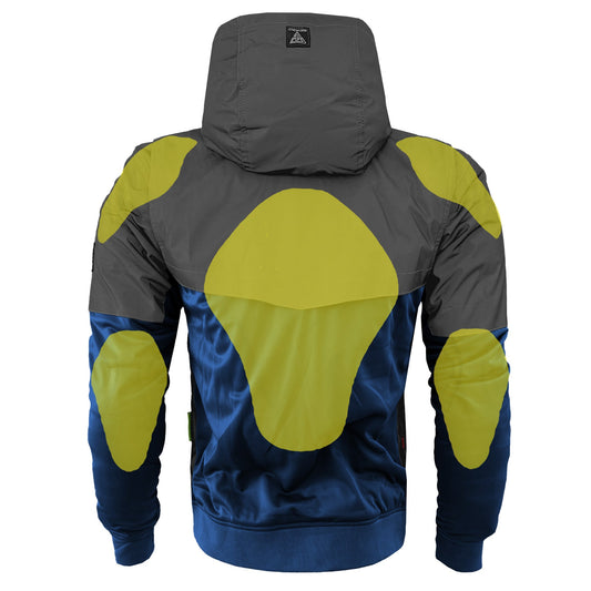 TEEK - Mens Ultra Reflective Padded Hoodie Blue Nebula JACKET TEEK BR