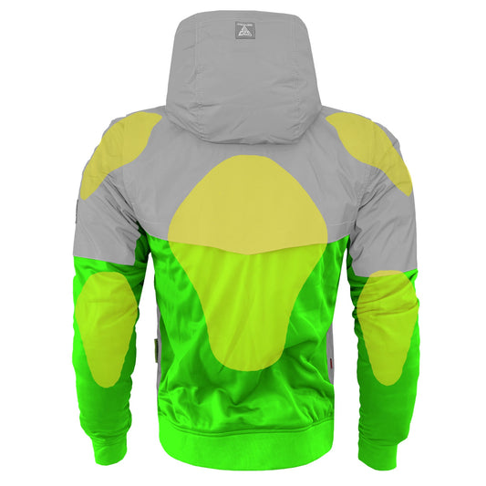 TEEK - Mens Ultra Reflective Padded Hoodie Green Eclipse JACKET TEEK BR