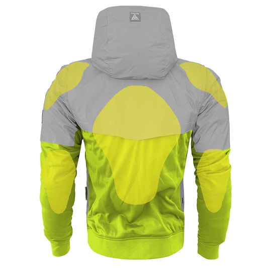 TEEK - Mens Ultra Reflective Padded Hoodie Hi Vis Green Eclipse JACKET TEEK BR
