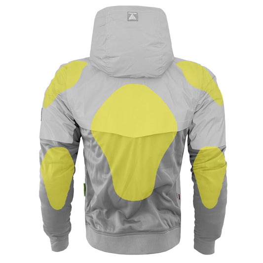 TEEK - Ultra Reflective Padded Hoodie "Twilight Titanium" - Light Gray and Silver JACKET TEEK BR