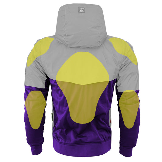 TEEK - Mens Ultra Reflective Padded Hoodie Purple Eclipse JACKET TEEK BR