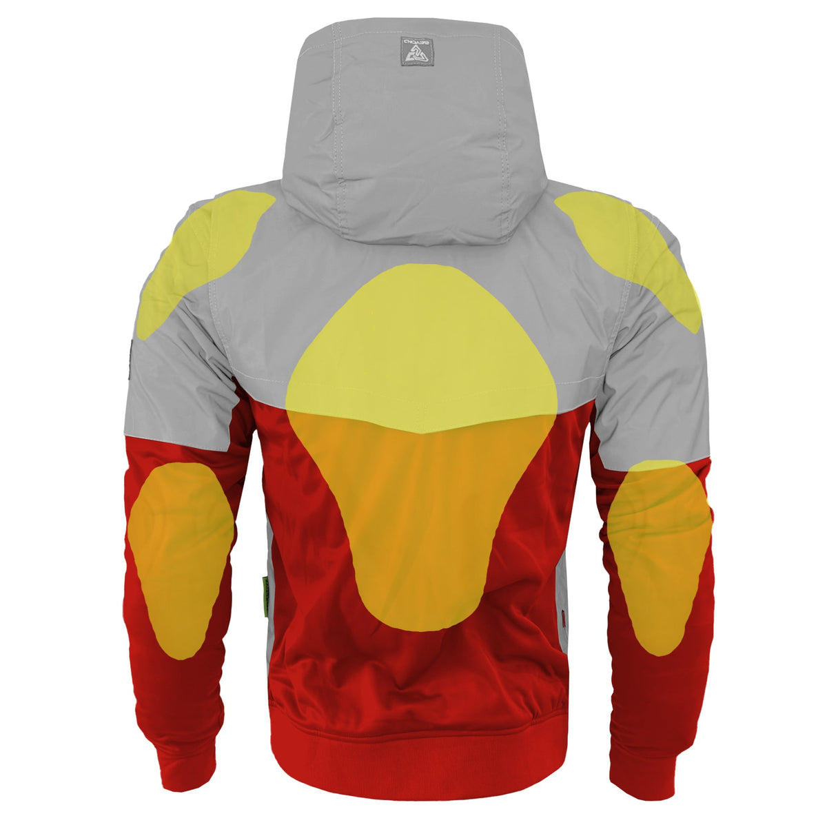 TEEK - Mens Ultra Reflective Padded Hoodie Red Eclipse JACKET TEEK BR