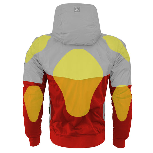 TEEK - Mens Ultra Reflective Padded Hoodie Red Eclipse JACKET TEEK BR