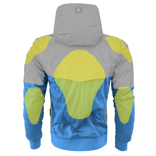 TEEK - Mens Ultra Reflective Padded Hoodie Sky Blue Eclipse JACKET TEEK BR