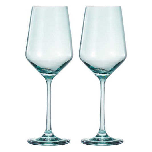 TEEK - Tonal Stemmed Wine Glassware Forest Green Set HOME DECOR TEEK KS