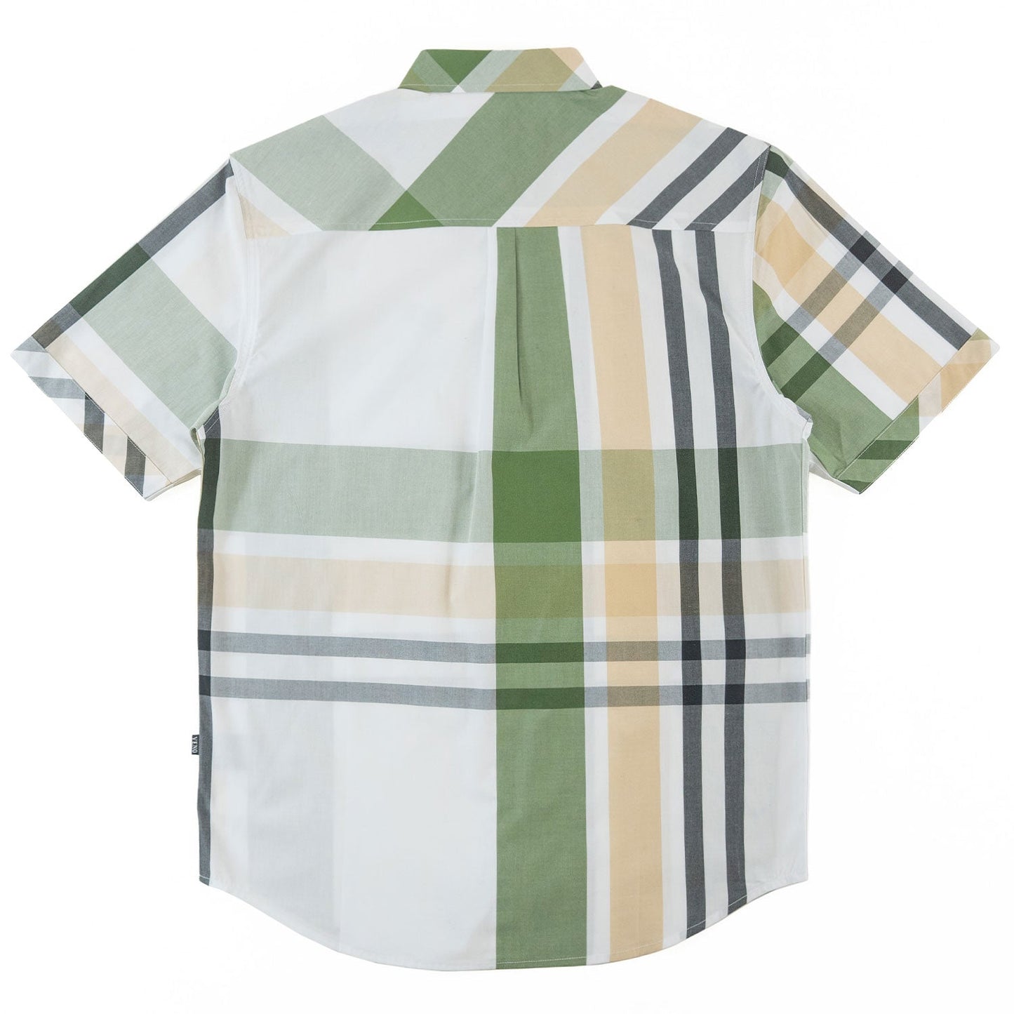 TEEK - V842 Robert Plaid Button-Down Shirt - Olive TOPS TEEK MJ