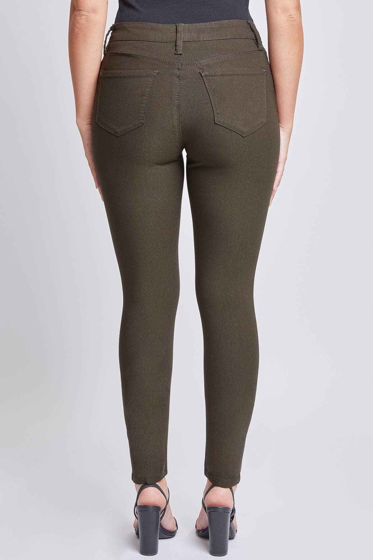 TEEK - Womens Hyperstretch Skinny Pants, Dark Olive PANTS TEEK YMJ