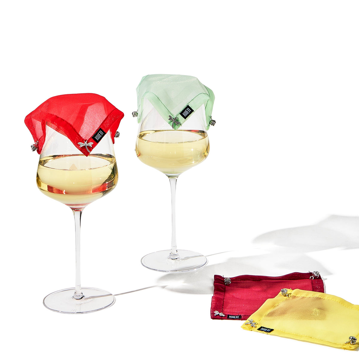 TEEK - Weighted Outdoor Wine Glassware Covers Set HOME DECOR TEEK KS