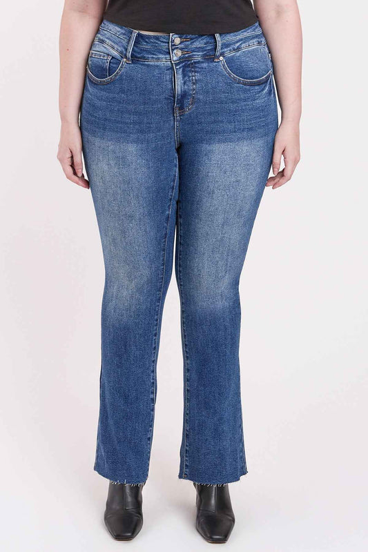Women's Plus Premium Stretch Bootcut High Rise Jeans